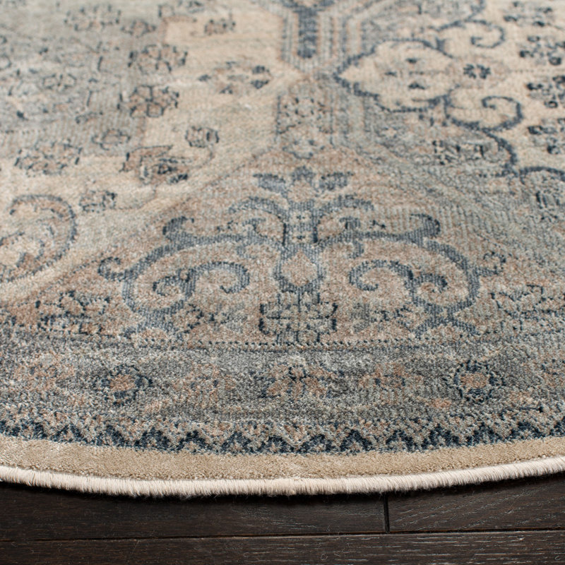 Tapis oriental performance rétro Pitcairn, Rond 6 pi