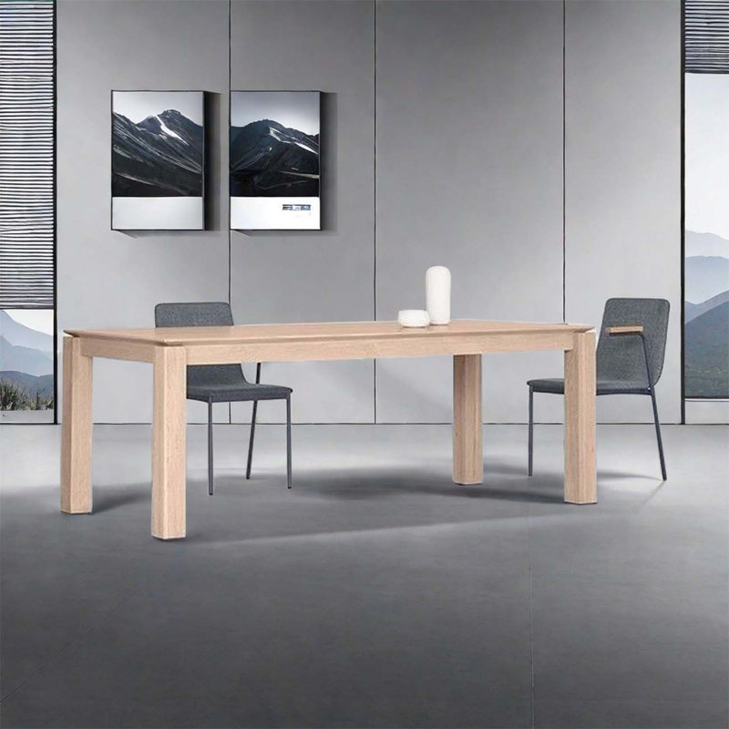 Table d'ordinateur en bois massif, table de bout en bois massif, H 29,53 po x L 78,74 po x l 31,5 po