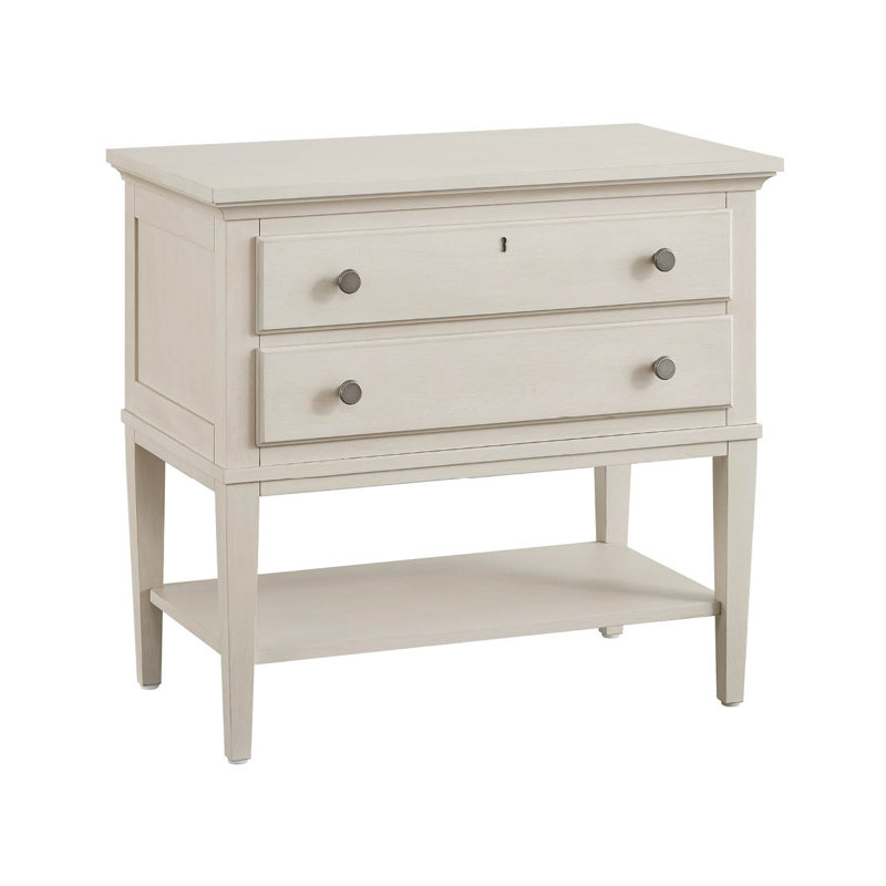 Table de chevet 2 tiroirs Birchaven, Saule