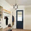 Luminaire suspendu noir 1 lumière