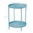 Eucleides Steel Tray Top End Table-827881729