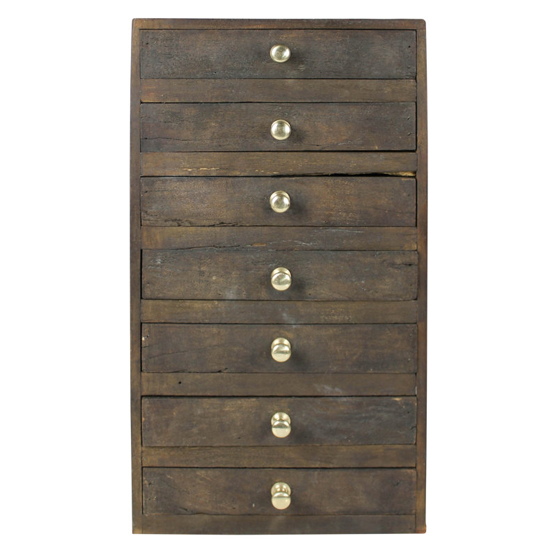 Commode de rangement 7 tiroirs Mlawsky