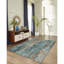 Tapis bleu en laine touffeté à la main Tasley-1206400895