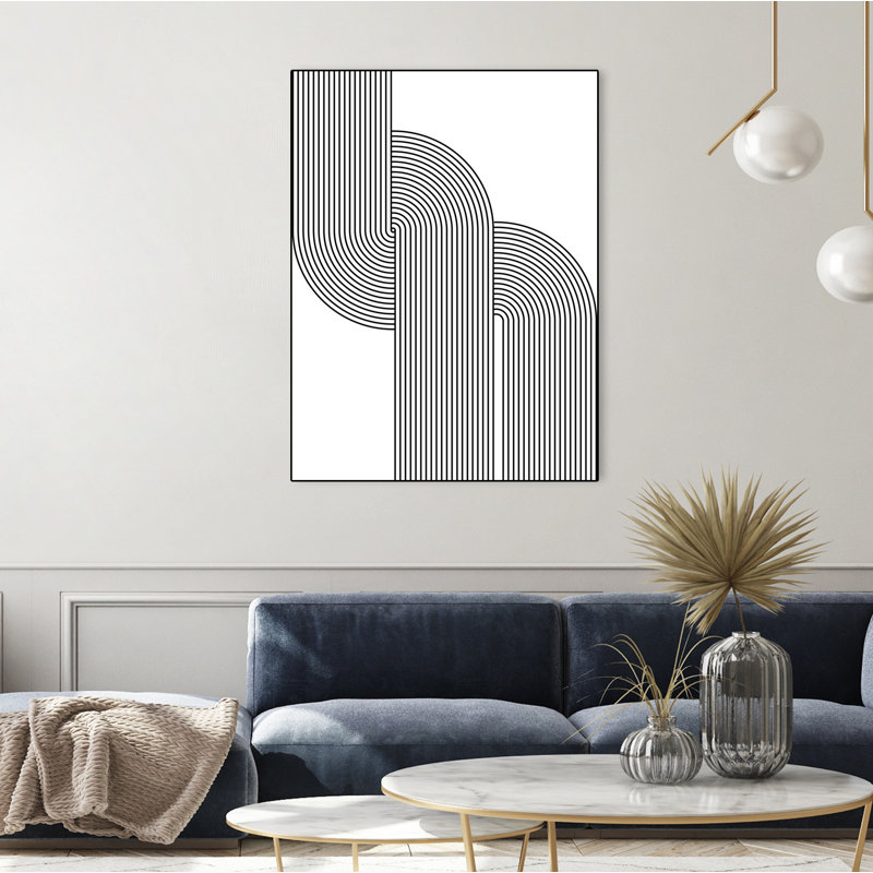 Toile encadrée Modern Forms, H 24 po x l 18 po