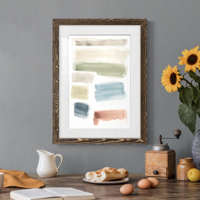 Watercolor Swatches I Premium encadré mat - prêt à être accroché