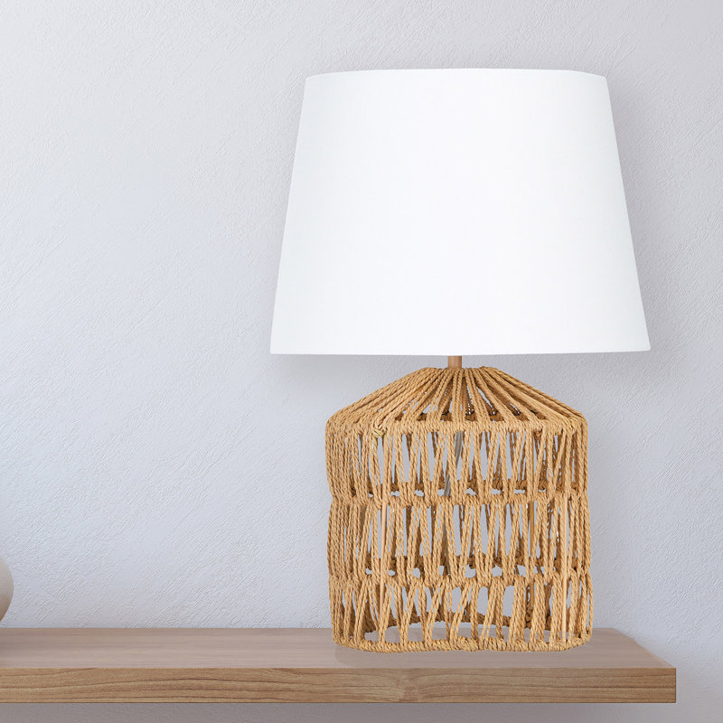 Lampe de table brune 18 po Axyl