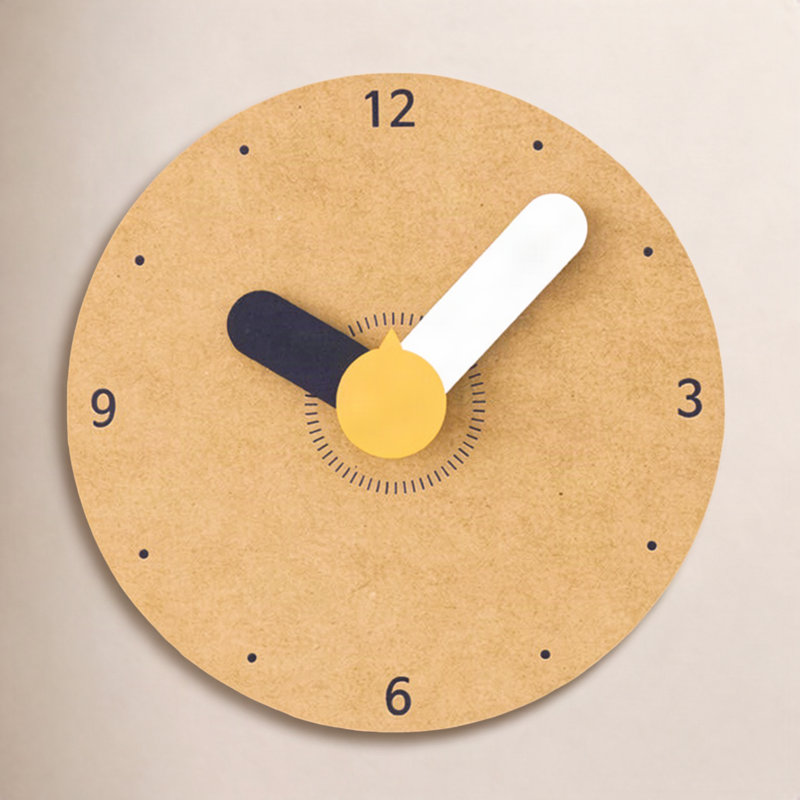 Horloge murale Jordi, Jaune