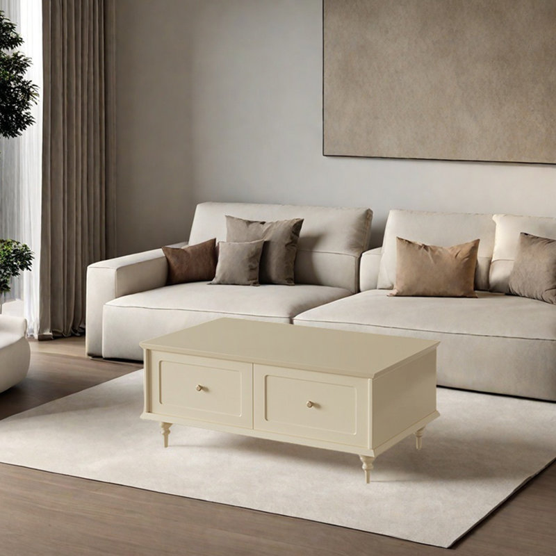 Table basse en bois de bouleau