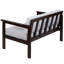 Jaquaisha 113cm Wide Pine Garden Sofa with Cushions-1082997045-1082997040