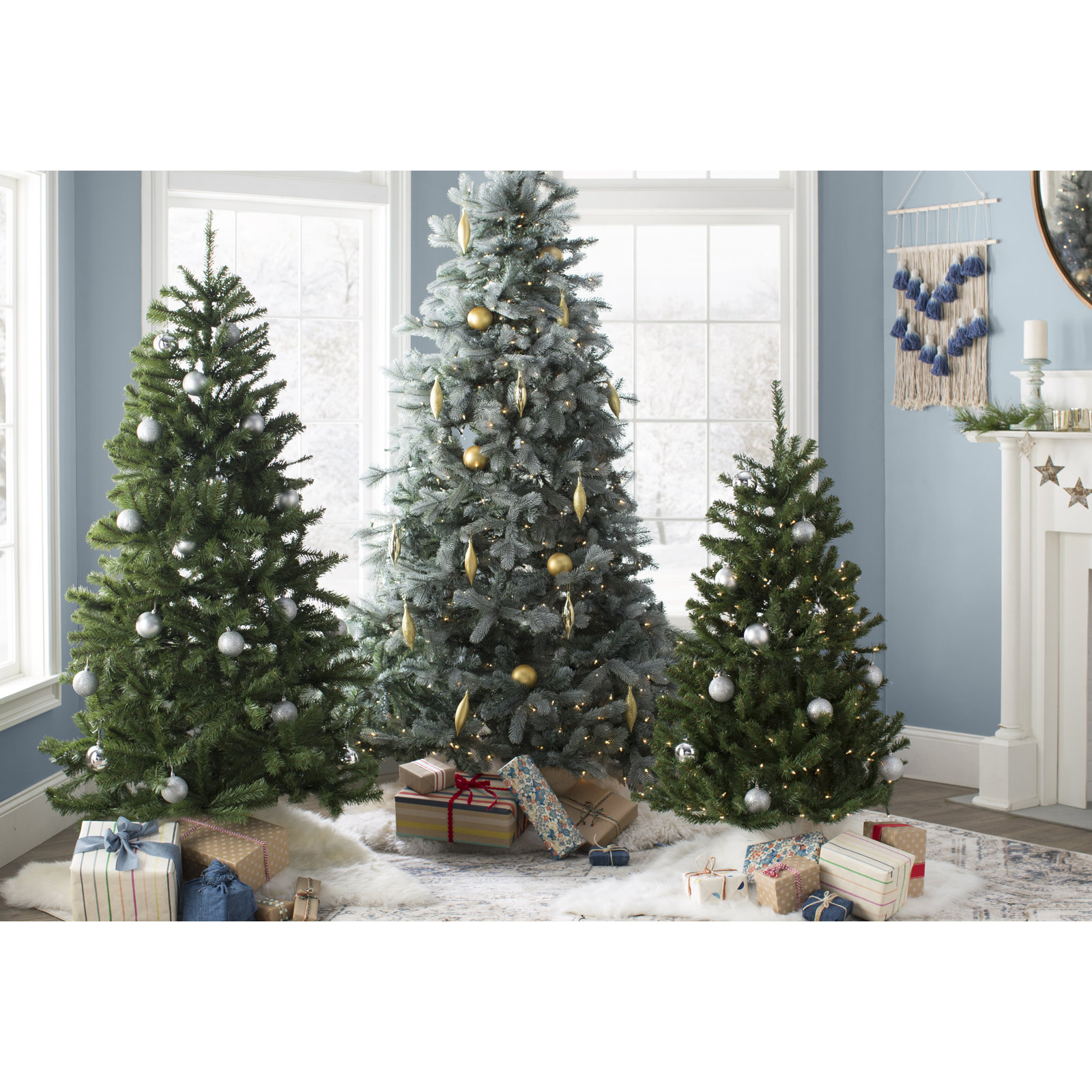 Shatterproof Bauble, Silver, 2.75"