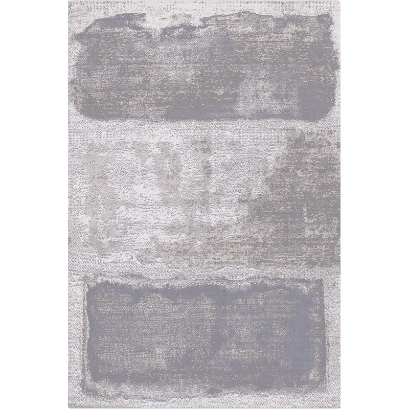Tapis décoratif lavable à la machine Poudre, Sous-tapis rectangulaire de 3 pi 3 po x 4 pi 11 po