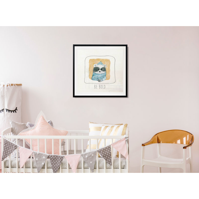 Art « be intelligent » clarinda, H 17,5 po x l 17,5 po x P 1,5 po, Cadre plastique noir