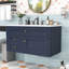 Meuble-lavabo de salle de bain avec lavabo et tiroirs en céramique-688108074