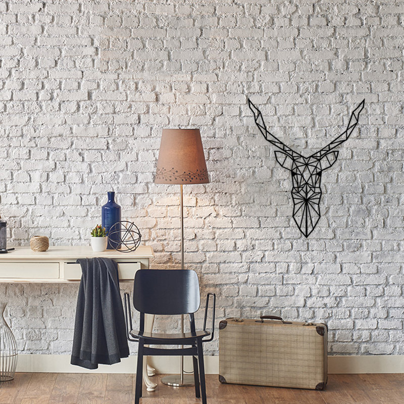 Elegant Metal Wall Decor, Black Finish, 19.7 x 23.6 inches | 100% Metal Construction, Thickness: 0.08 inches | Easy Wall Hanging with Back Piece | Perfect for Home or Office Decoration, Stylish and Durable