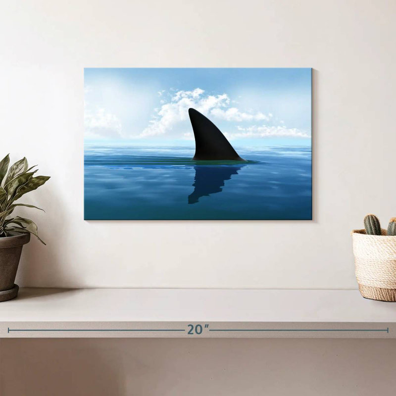Aileron de requin Crowle, H 8 po x l 12 po