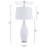 Leithgow 31" Standard White Porcelain Table Lamp Set