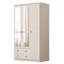 Kaylah 3 Door Manufactured Wood Wardrobe