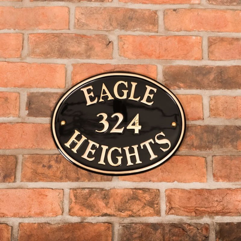 Netta Oval Wall Plaque