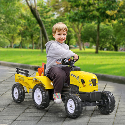 Chariots à roulettes jaunes en métal et en plastique pour espace extérieur avec rangement et structure en métal, 133,1 po x 41,9 po x 51 po