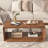 Rectangular Coffee Table With Storage For Living Room, Small Spaces-708848781