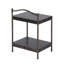 Lugo 45cm W Steel Bedside Table