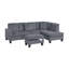 Ensemble modulaire 3 pièces avec repose-pieds-218259622