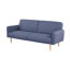 Resten Fabric Click-Clark 3-Seater Sofa Bed-1393357222