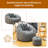 Bean Bag Chair With Ottoman, Large Bean Bag Chair & Footstool, Chaise Lounge Chair Indoor, Comfy Lazy Sofa Chair With Footstool, Reading Chair For Living Room, Bedroom-301061025