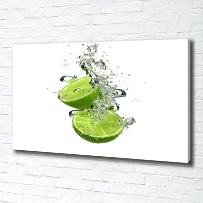 Limonka Under Water - Wrapped Canvas Print
