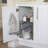 Two Basket Sliding Cabinet Organizer, Metal, Small, Free Standing - No Installation Necessary, Silver Finish