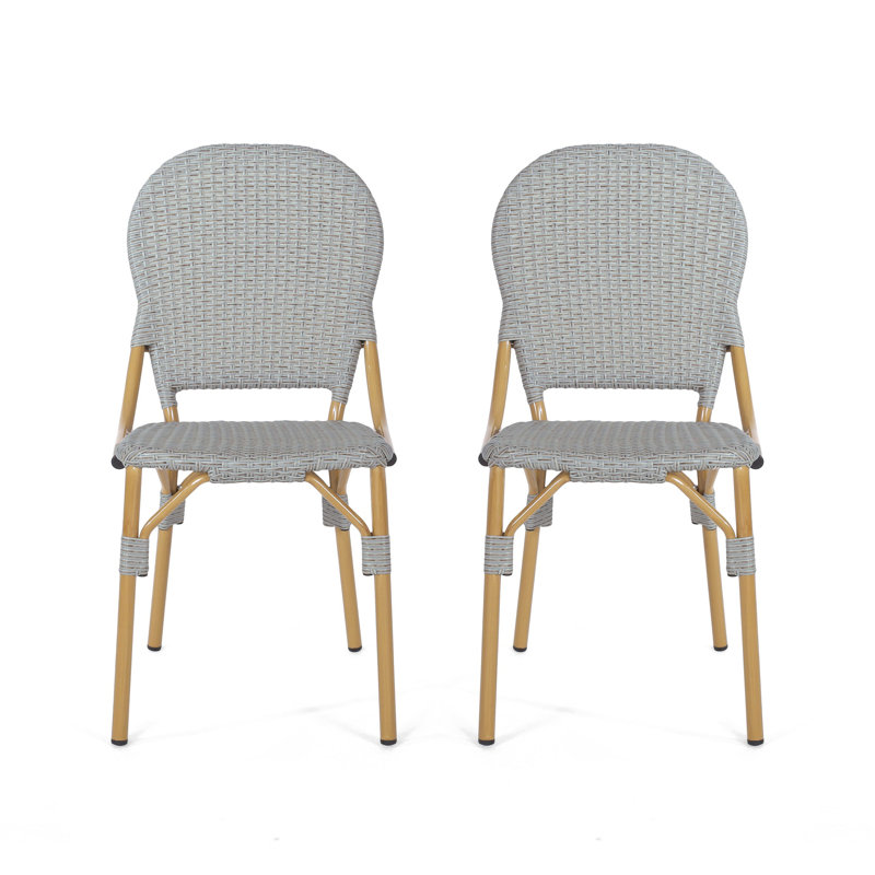  Ensemble de 2 chaises bistro Modern Modern