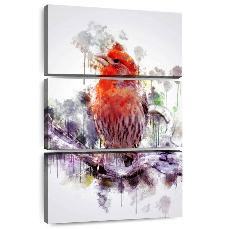Brampt House Finch, 38" H x 24" W