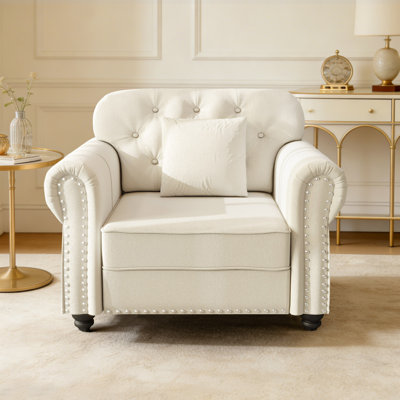 Petit fauteuil d'appoint Mid-Century