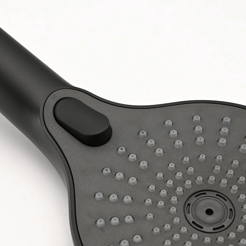 Matte Black Shower Head And Handheld System - 8" Rainfall & 3-Setting , Adjustable Slide Bar, To Scratches, Easy Lime Scale Clean, 1.8 Gpm Flow, Wall Mount With Corrosion Resistance, Swivel Spout,