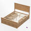 Lit plateforme en bois avec 6 tiroirs-114238014