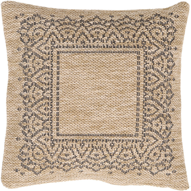 Housse de coussin, Floral beige