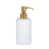 Blanc / laiton bruni