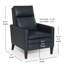 Fauteuil inclinable en similicuir-102625386