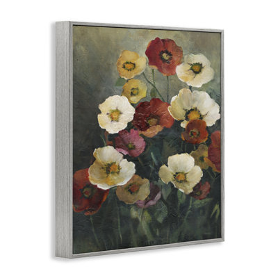 Poppies at Dawn Painting Framed Giclee, design by Carol Robinson