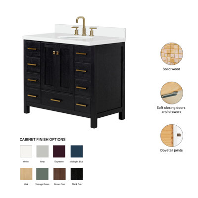 Ensemble de meuble-lavabo simple 43 po Amariani