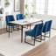 Chaise d'appoint en velours Seymore-873811890
