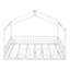 Structure de lit pleine grandeur en bois avec clôture, idéale pour les enfants et les adolescents, aire de jeu et de sommeil sécuritaire et amusante