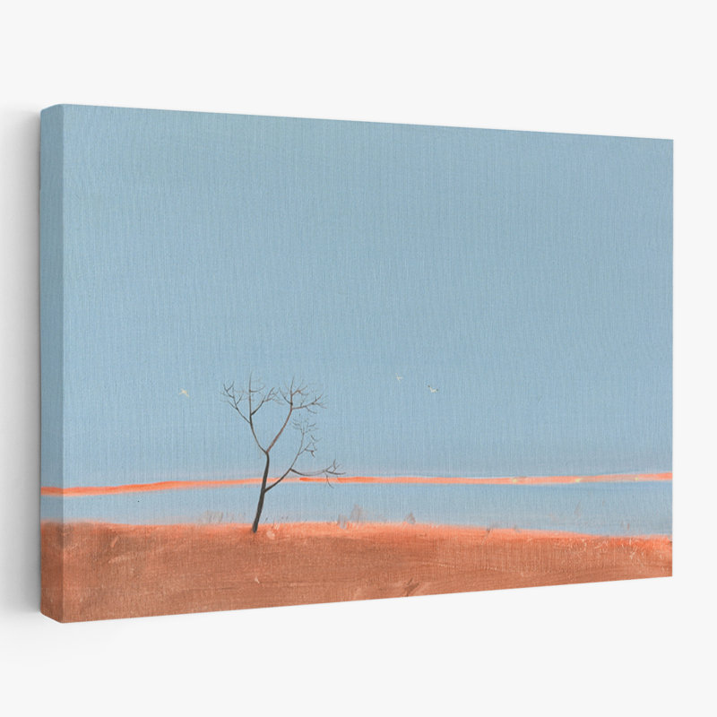 Les derniers rayons du soleil - Art paysager, H 16 po x l 24 po