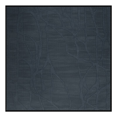 Tapis noir lavable à la machine