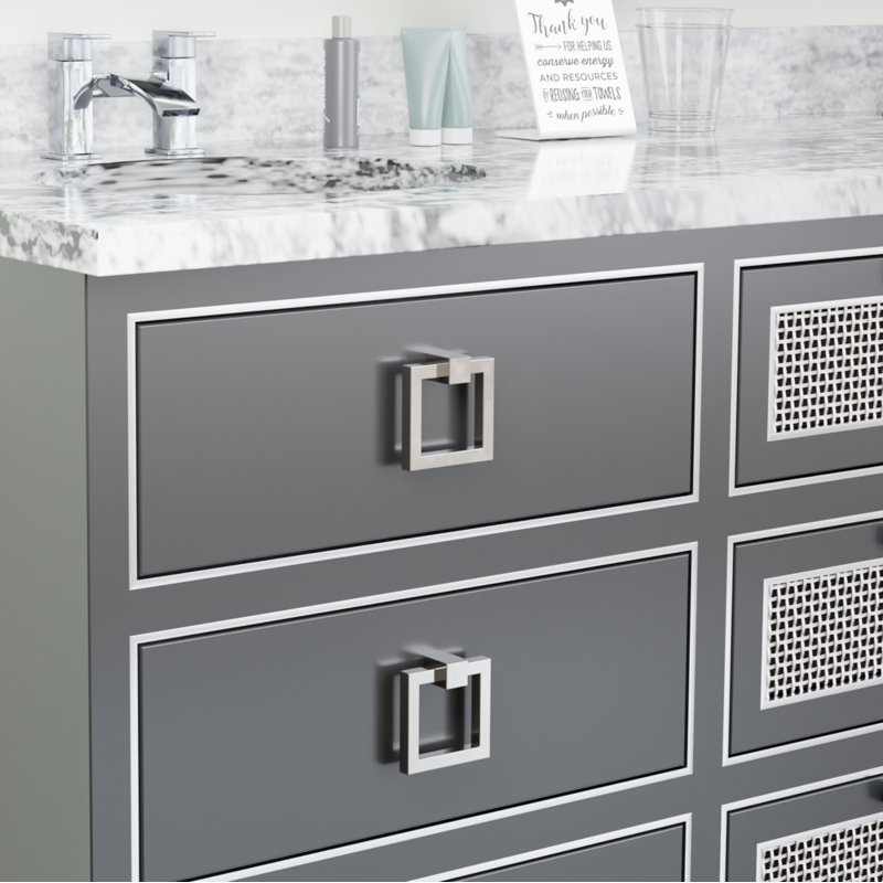 Barre décorative en aluminium l 0,75 po x T 0,25 po, L 72 po, Titane