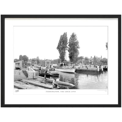 Teddington, The Lock C1955 by Francis Frith - Single Picture Frame Print