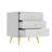 Khennedi 19.7 " W Bachelor's Chest Nightstand