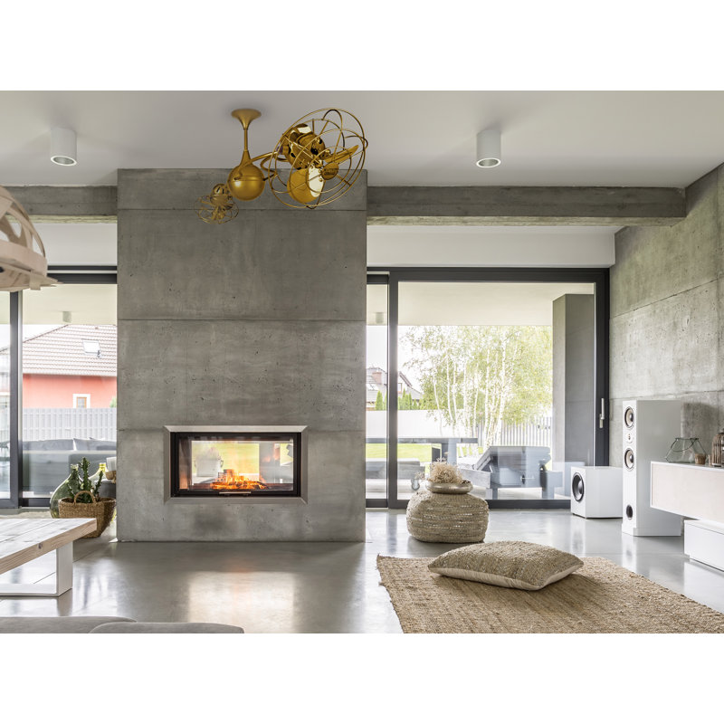 Italo Ventania Downrod Ceiling Fan, Esmeralda