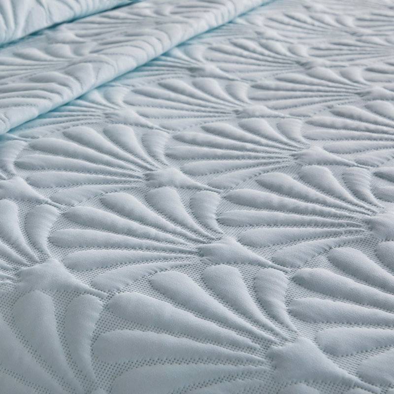 Musab Microfibre 0 Duvet Cover Set, Duck Egg, Kingsize - 2 Standard Pillowcases
