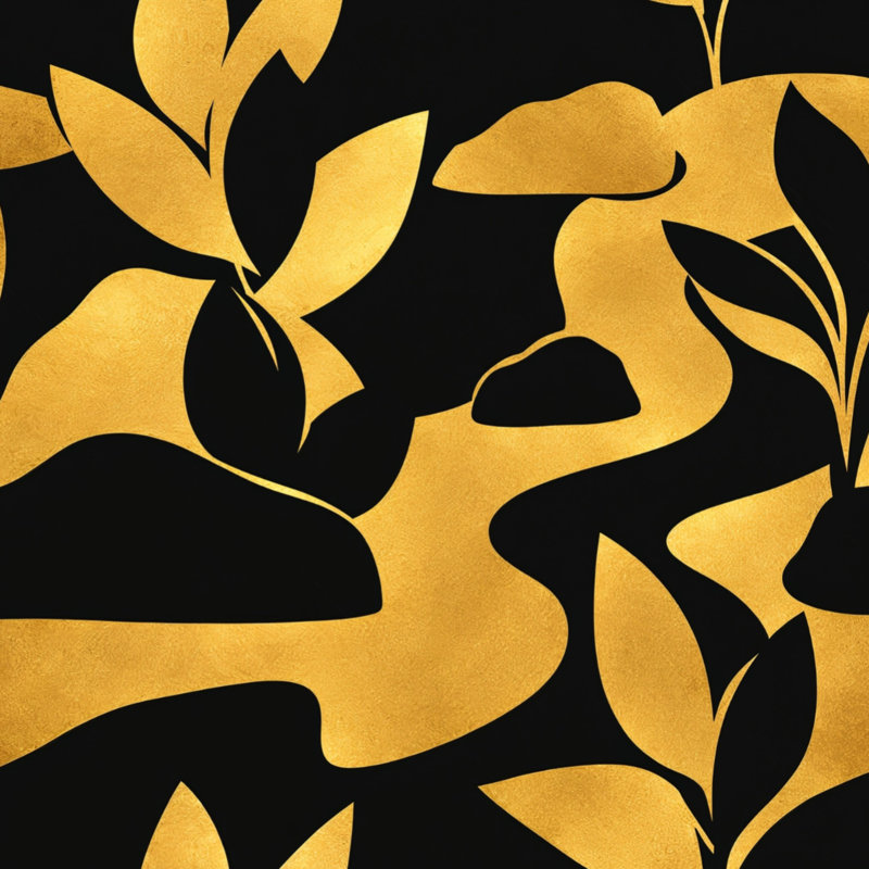 Coussins décoratifs camouflage, 14 x 14 inches, Black Gold